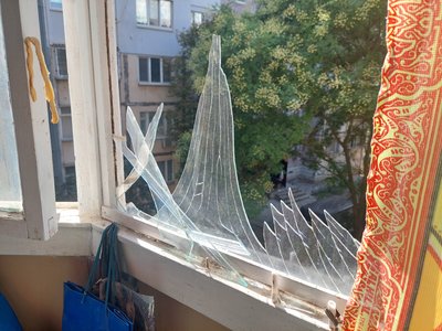 Херсон, обстріли, липень 2024, скло, вікно Херсон, обстріли, липень 2024, скло, вікно
