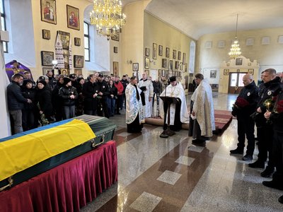 У Полтаві попрощалися із майором поліції Андрієм Грабовим