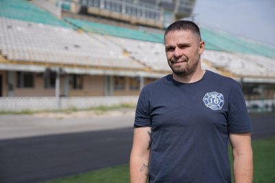 У Полтаві піротехнік ДСНС, який втратив зір, готується до напівмарафону У Полтаві піротехнік ДСНС, який втратив зір, готується до напівмарафону