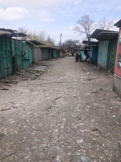 Українськ, 18 квітня. Фото: Telegram/Павло Кириленко Українськ, 18 квітня. Фото: Telegram/Павло Кириленко