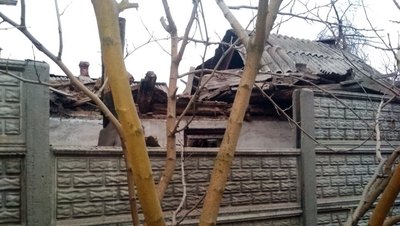 Наслідки обстрілів Донеччини 19 січня. Фото: сайт поліції Донеччини