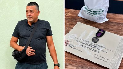 У Золотоноші нагородили бійця Олега Суслу У Золотоноші нагородили бійця Олега Суслу