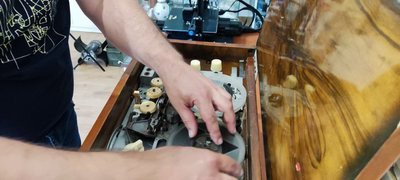 Магнітофон, раритет, передали музею, Тернопільщина, червень 2024 Магнітофон, раритет, передали музею, Тернопільщина, червень 2024