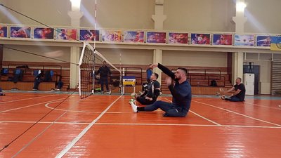У Житомирі збірна України з волейболу сидячи готується до чемпіонату Європи У Житомирі збірна України з волейболу сидячи готується до чемпіонату Європи