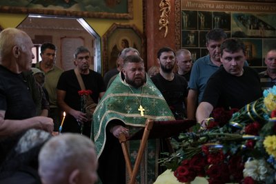 Загинув під Краматорськом: у Сумах попрощалися з Андрієм Саєвським Загинув під Краматорськом: у Сумах попрощалися з Андрієм Саєвським