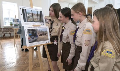 У Тернополі відкрили фотовиставку "Евакуація життя", експозиція, світлини, 17 березня 2026 року У Тернополі відкрили фотовиставку "Евакуація життя", експозиція, світлини, 17 березня 2026 року