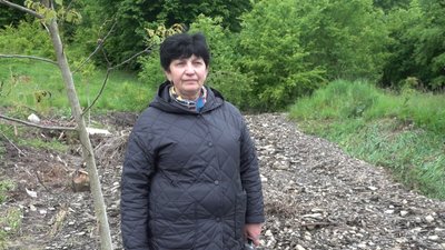 Негода на Тернопільщині, староста села Росохач Оксана Штира Негода на Тернопільщині, староста села Росохач Оксана Штира