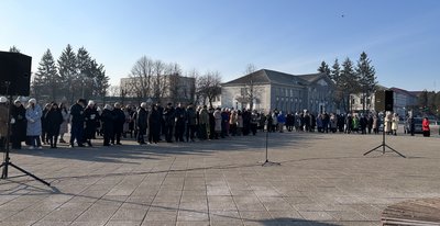 У містах Черкащини провели спільний молебень у третю річницю повномасштабної війни У містах Черкащини провели спільний молебень у третю річницю повномасштабної війни
