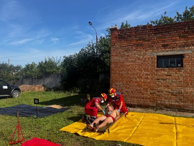 Від теорії до практики: на Вінниччині відпрацювали алгоритм дій при хімічному забруднені Від теорії до практики: на Вінниччині відпрацювали алгоритм дій при хімічному забруднені