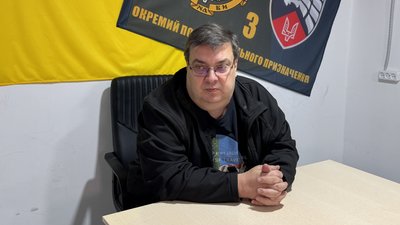 Начальник Новодонецької військової адміністрації Юрій Люлька
