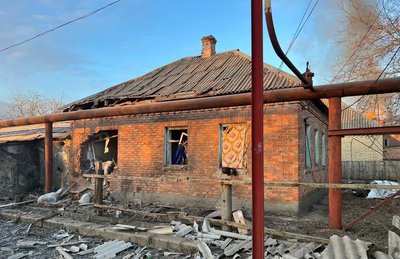 Наслідки обстрілів Донеччини 5 березня. Фото: сайт поліції Донеччини Наслідки обстрілів Донеччини 5 березня. Фото: сайт поліції Донеччини