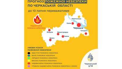 На Черкащині прогнозують спекотну погоду до +37 На Черкащині прогнозують спекотну погоду до +37