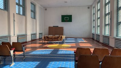 Спортзал у Ріпківській гімназії Спортзал у Ріпківській гімназії