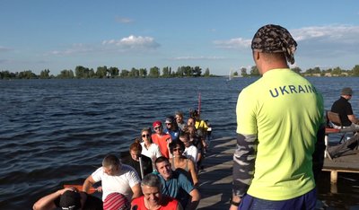 Черкаська команда з веслування на човнах готується до змагань Черкаська команда з веслування на човнах готується до змагань