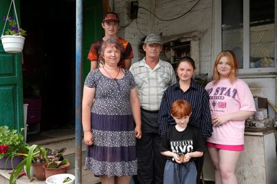 Багатодітна родина Пишних пережила окупацію Ізюмщини Багатодітна родина Пишних пережила окупацію Ізюмщини