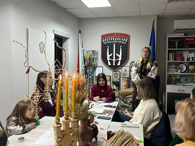Різдвяний павук, майстерклас, Тернопіль