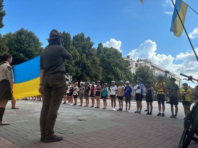 Проїдуть шляхом Camino Podolico: у Вінниці стартував мандрівний велотабір для пластунів