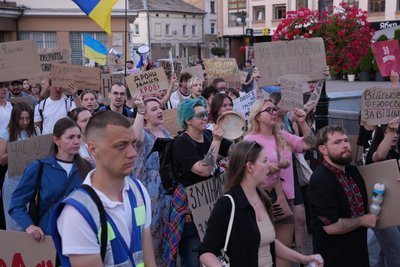 Протестна хода, Франківськ Протестна хода, Франківськ