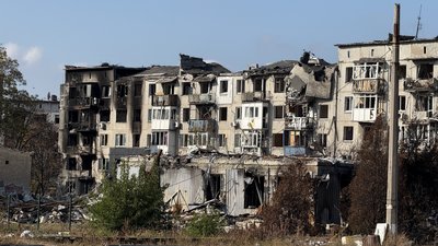 Пошкоджений обстрілами будинок Добропілля Донецька область 24 жовтня 2025 рік Пошкоджений обстрілами будинок Добропілля Донецька область 24 жовтня 2025 рік