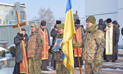 Чортківська громада, похорон, ЗСУ, Андрій Сорока, 22 січня 2026, Тернопіль