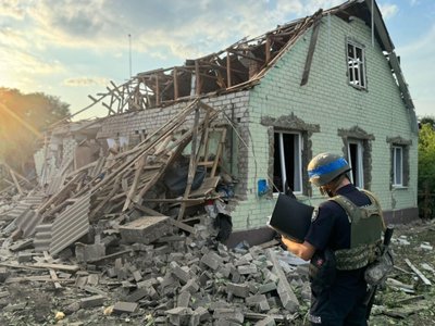 Москалівка на Харківщині була під обстрілом Москалівка на Харківщині була під обстрілом
