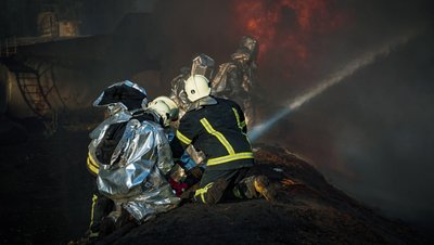 пожежа, ДСНС, обстріл, Тернопіль