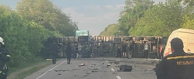 ДТП на трасі Одеса-Рені поблизу Сарати ДТП на трасі Одеса-Рені поблизу Сарати