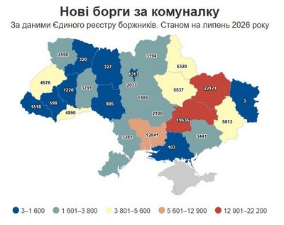 Скільки на Полтавщині боржників за комунальні послуги Скільки на Полтавщині боржників за комунальні послуги