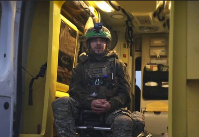 Медик евакуаційного екіпажу на позивний Віцик Медик евакуаційного екіпажу на позивний Віцик