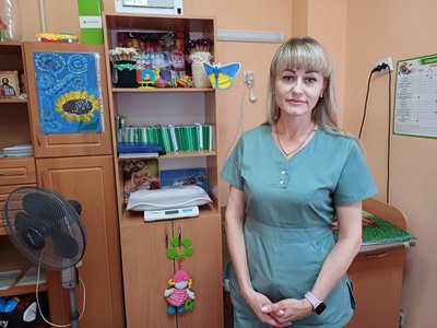 Марина Турчина, завідувачка амбулвторії Центру ПМСД в Полтаві Марина Турчина, завідувачка амбулвторії Центру ПМСД в Полтаві