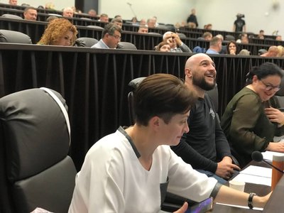 Сесія Тернопільської обласної ради, Володимир Труш, Ярослав Захарків Сесія Тернопільської обласної ради, Володимир Труш, Ярослав Захарків