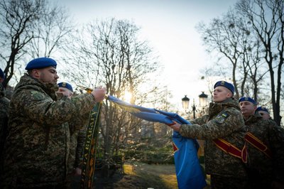 15-й батальйон Нацгвардії, що дислокується в Рівному, відзначив нагородою президент України