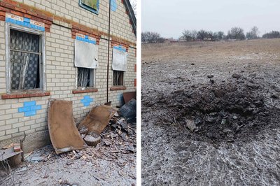 Наслідки ударів по околицях села Чепели Золочівської громади вночі 18 лютого 2026 року Наслідки ударів по околицях села Чепели Золочівської громади вночі 18 лютого 2026 року
