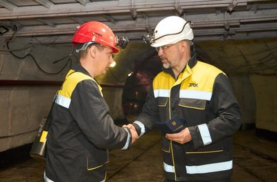 Вакарчук заспівав для шахтарів Дніпропетровщини на глибині 480 метрів