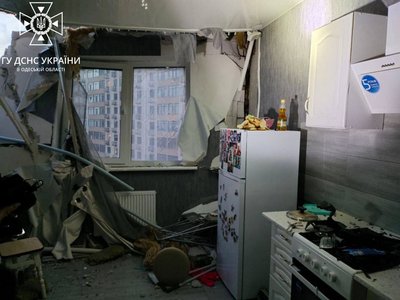 У 25-поверхівці під Одесою вибухнув газовий балон У 25-поверхівці під Одесою вибухнув газовий балон