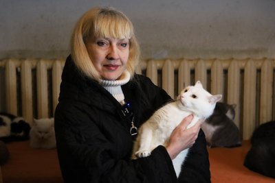У Херсоні зооволонтери прихистили понад 30 котів загиблої через дронову атаку РФ Римми Бараненко У Херсоні зооволонтери прихистили понад 30 котів загиблої через дронову атаку РФ Римми Бараненко