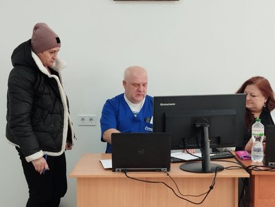 Надія Швець на прийомі в експертної команди Надія Швець на прийомі в експертної команди