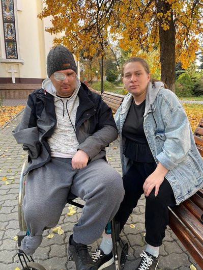 Вийшов з коми і зрозумів, що не бачить: як військовий реабілітується після поранення Вийшов з коми і зрозумів, що не бачить: як військовий реабілітується після поранення