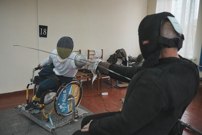Тренування з парафехтування у Харкові Тренування з парафехтування у Харкові