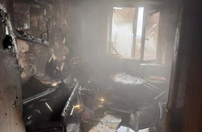 У Запоріжжі під час пожежі врятували чоловіка – ДСНС У Запоріжжі під час пожежі врятували чоловіка – ДСНС