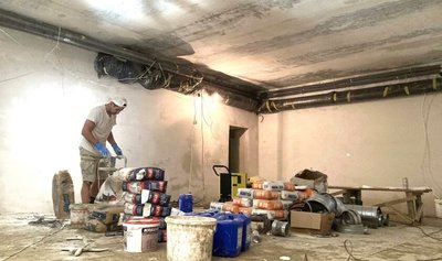 Ремонт укриття на вулиці Шевченка Ремонт укриття на вулиці Шевченка