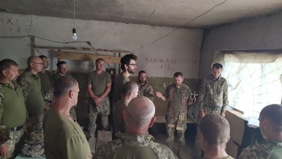 "Я дав дві присяги: на вірність українському народові та Богові": Капелан 120-ї бригади тероборони Вадим Дорош "Я дав дві присяги: на вірність українському народові та Богові": Капелан 120-ї бригади тероборони Вадим Дорош