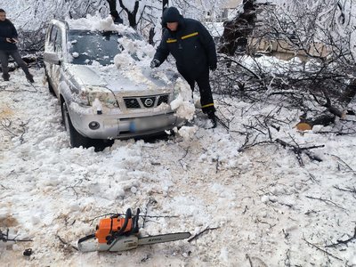 Снігопад на Донеччині 31 березня 2023 року Снігопад на Донеччині 31 березня 2023 року