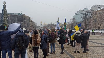 Обміняти "всіх на всіх". У Києві відбулася акція протесту рідних полонених військових