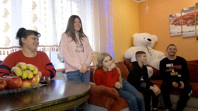 Вихованці дитячого будинку сімейного типу у місті Погребище на Вінниччині Вихованці дитячого будинку сімейного типу у місті Погребище на Вінниччині