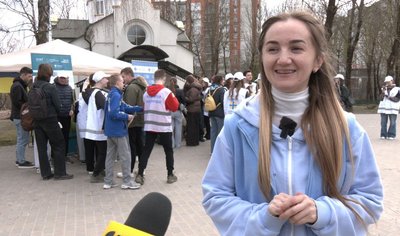 тернопіль, прибирають парк, сопільче, карітас, наталія процик, 27 березня 2026 року