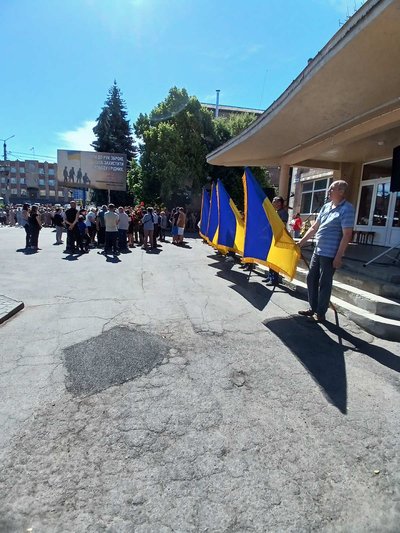 Прощання з загиблим солдатом Дмитром Мольдерфом на Черкащині Прощання з загиблим солдатом Дмитром Мольдерфом на Черкащині