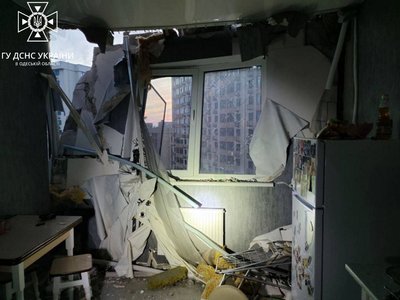 У 25-поверхівці під Одесою вибухнув газовий балон У 25-поверхівці під Одесою вибухнув газовий балон