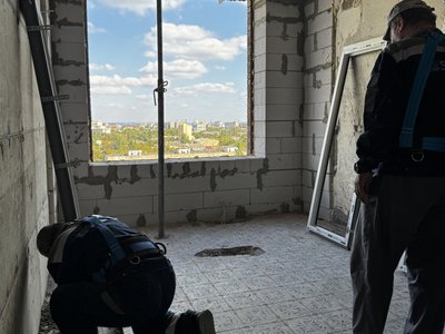В Одесі відновлюють будинок на Прохоровській, пошкоджений російським обстрілом у січні 2024 року В Одесі відновлюють будинок на Прохоровській, пошкоджений російським обстрілом у січні 2024 року