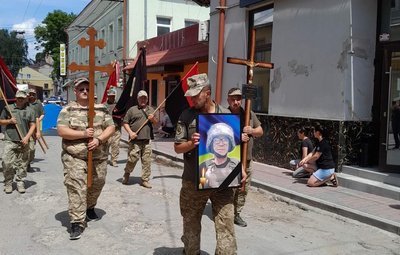 Попрощалися з військовим, Ігор Воловник, Тернопільщина, липень 2024 Попрощалися з військовим, Ігор Воловник, Тернопільщина, липень 2024
